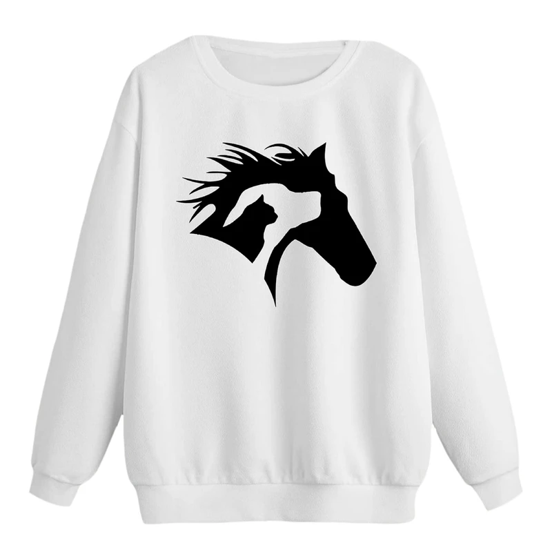 سویشرت زنانه مدل حیوانات کد p3  