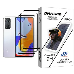 JF Diamond Glass MIX003 Screen Protector For Xiaomi Redmi Note 11 Pro Pack Of 3