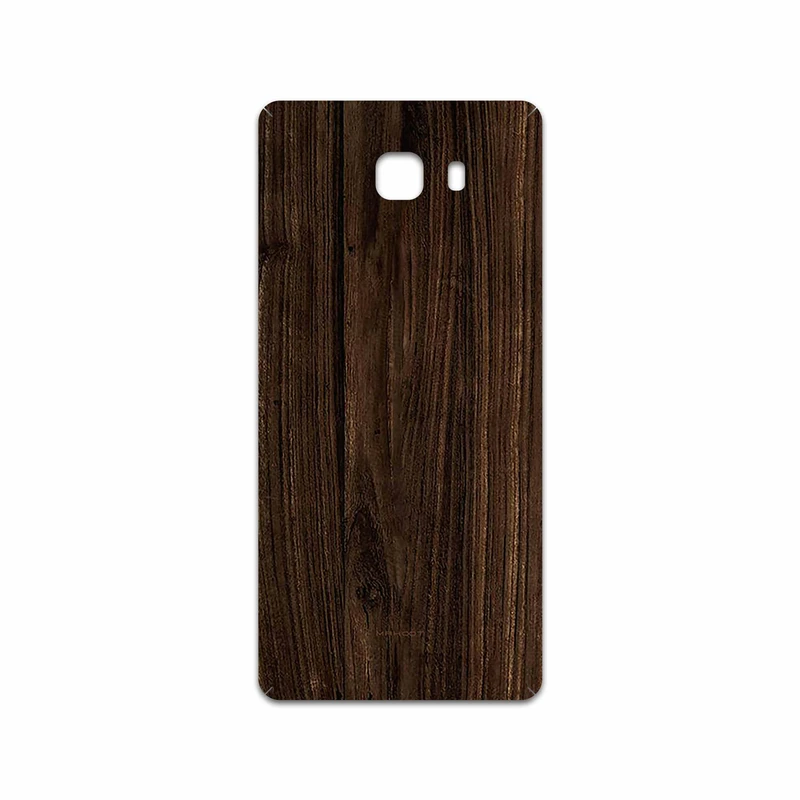 برچسب پوششی ماهوت مدل Dark Walnut Wood مناسب برای گوشی موبایل سامسونگ Galaxy C9 Pro