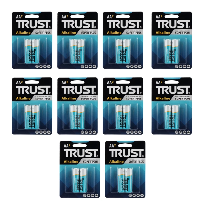 باتری قلمی تراست مدل Super Plus بسته 20 عددی