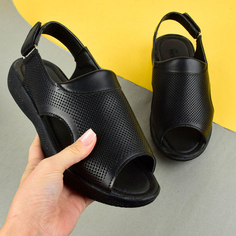 صندل زنانه پاتکان مدل برچسبی کد BK.4090