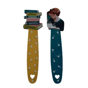 نشانگر کتاب طرح دختر کتابخوان کد 099 مجموعه 2 عددی