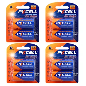 باتری D پی‌کی سل  مدل Ultra digital Alkaline Battery 1.5V D/LR20 بسته 8 عددی