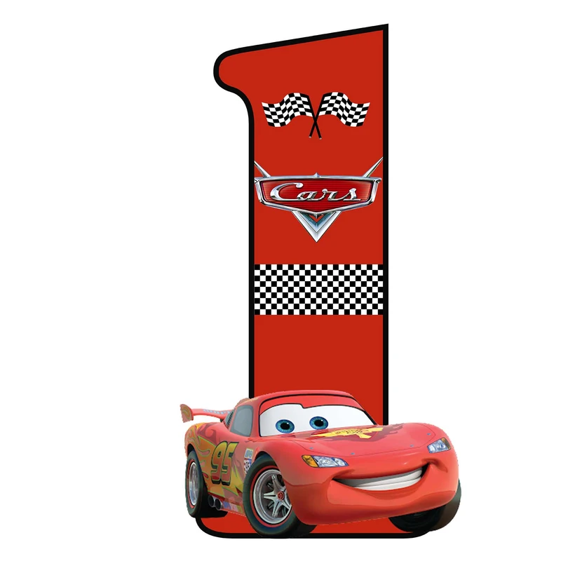 استند رومیزی تولد مدل عدد 1 طرح مک کویین کد 801