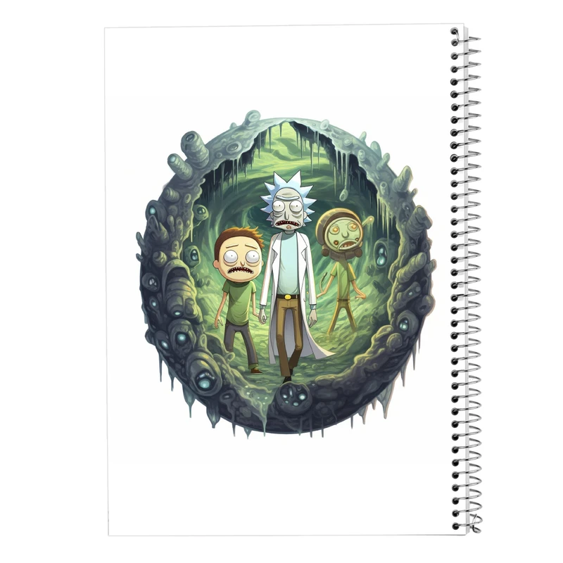 دفتر لیست خرید 50 برگ مدوپد مدل ریک اند مورتی rick&morty کد DF10889