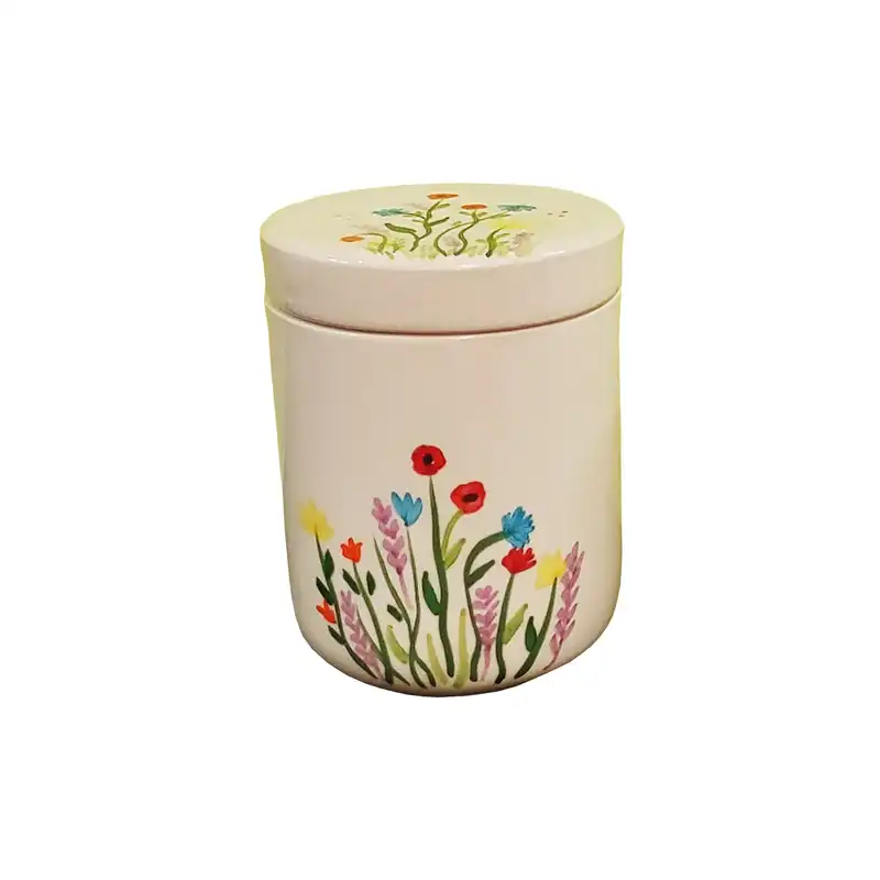 بانکه سرامیکی طرح گل کد ZP46 مجموعه 3 عددی