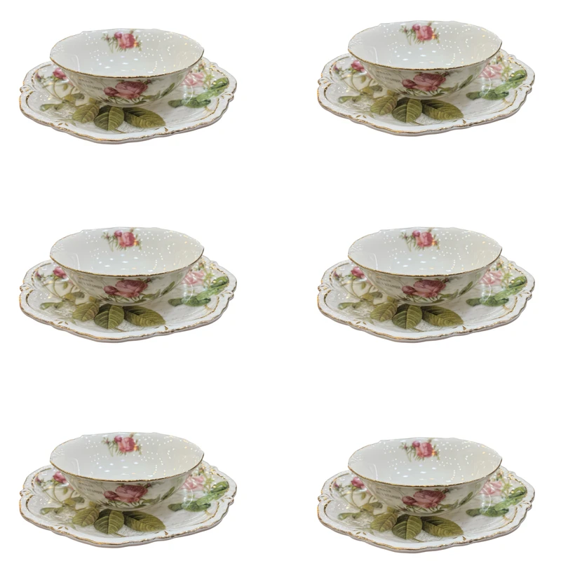 ظروف سرو وایت رز مدل 206 بسته 12 عددی