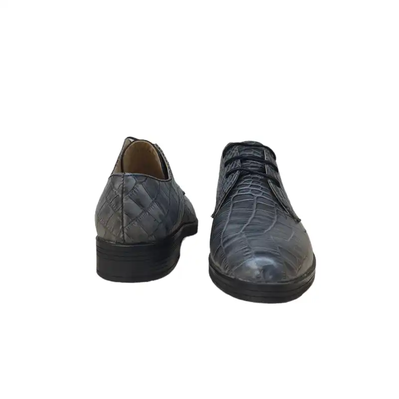 کفش زنانه مدل کـورکو 2 چرم طبیعی رنگ طوسی