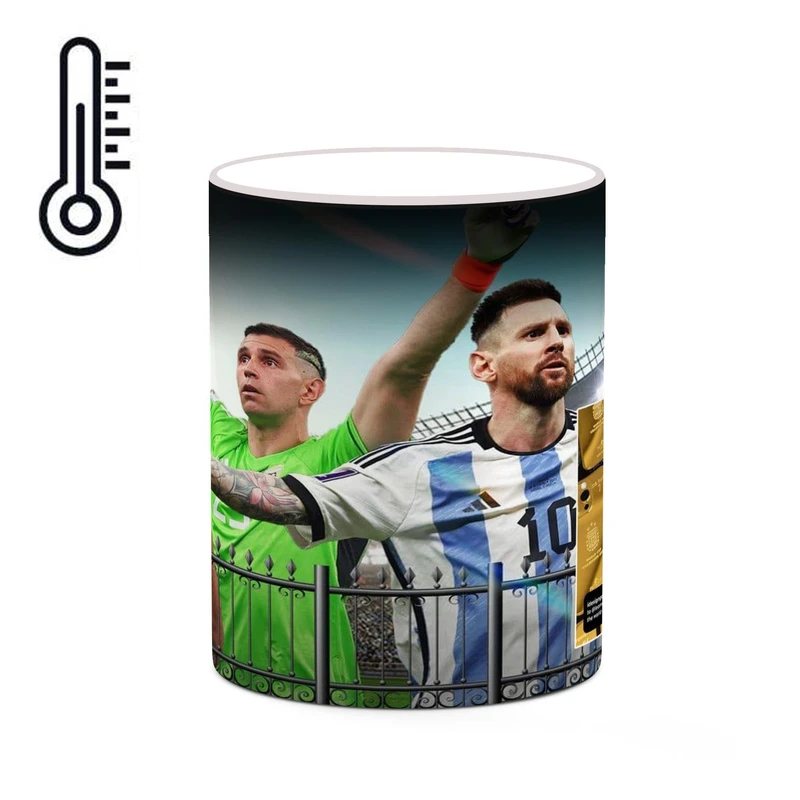 ماگ حرارتی کاکتی طرح Leo Messi لئو مسی مدل mgh42491