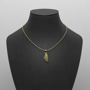 گردنبند طلا 18 عیار زنانه مدوپد مدل هندسی کد R2-1-1087