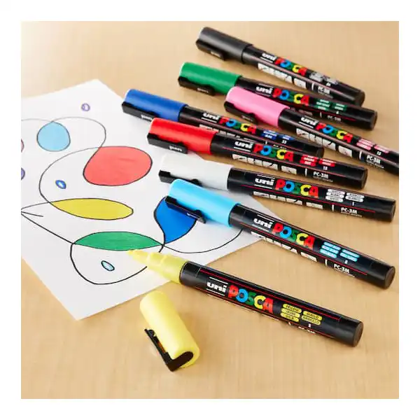 ماژیک یونی بال مدل POSCA 5M بسته 16 عددی