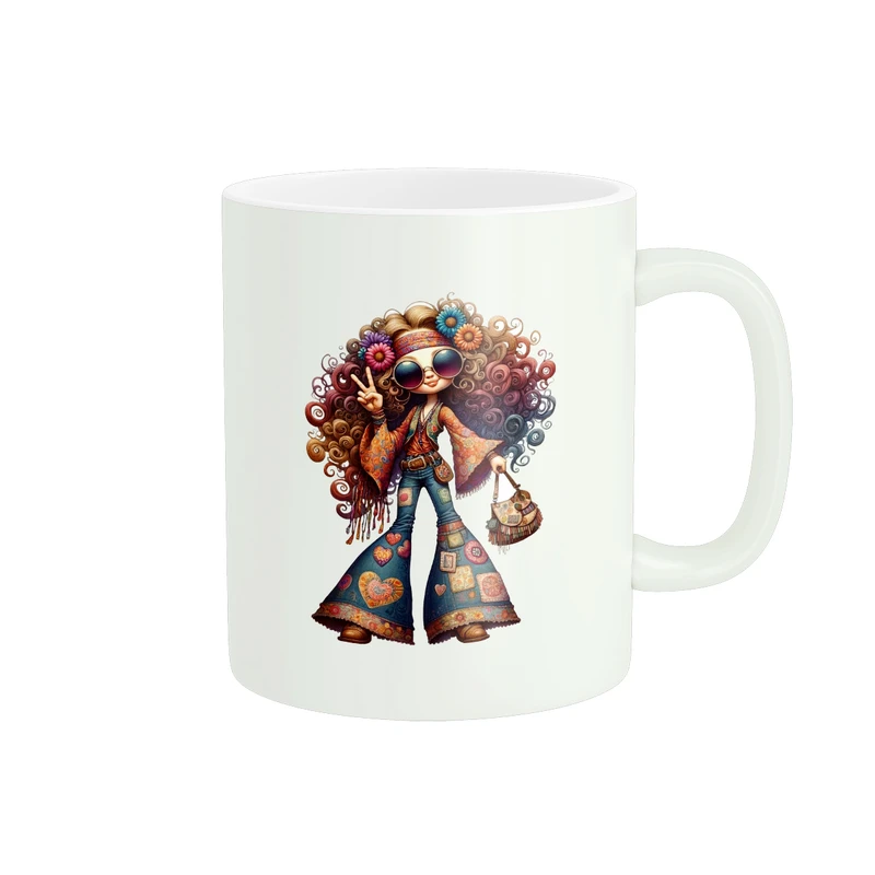 ماگ پاد آفرین طرح دخترک کد 691