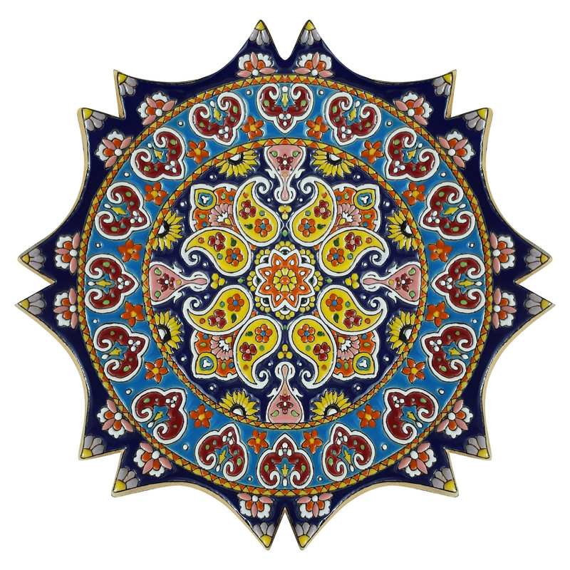 بشقاب میناکاری کد 030