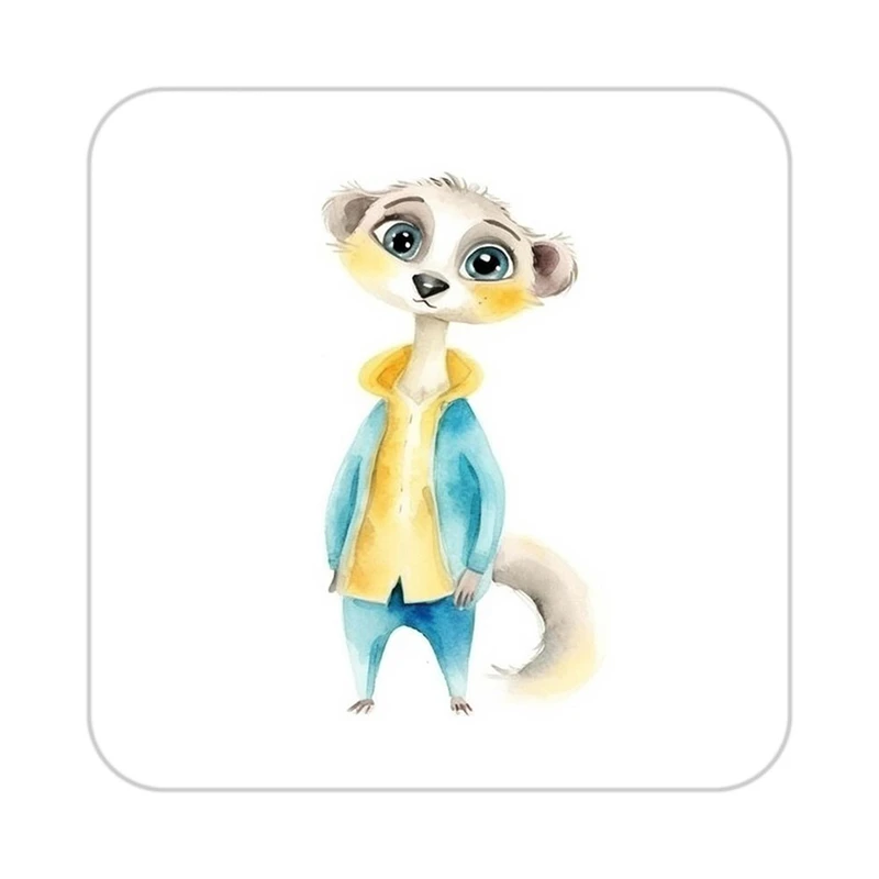 زیر لیوانی کاکتی طرح حیوانات کارتونی مدل mp28848