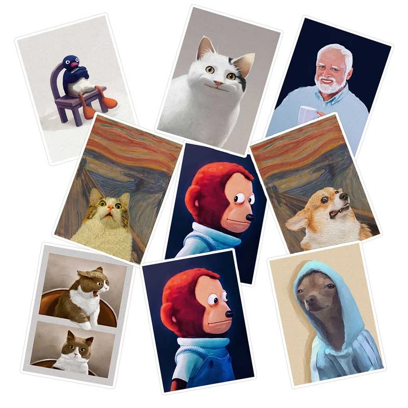  استیکر لپ تاپ ماسا دیزاین طرح face کد SAM94 مجموعه 9 عددی