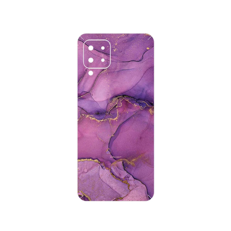 برچسب پوششی ماهوت مدل Purple Marble مناسب برای گوشی موبایل سامسونگ Galaxy M22