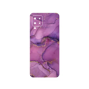 MAHOOT Purple Marble Cover Sticker for Samsung Galaxy M22