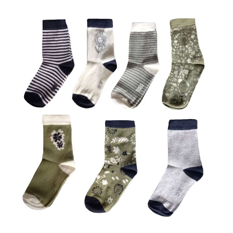 جوراب نوزادی لوپیلو مدل lan765466 مجموعه 7 عددی