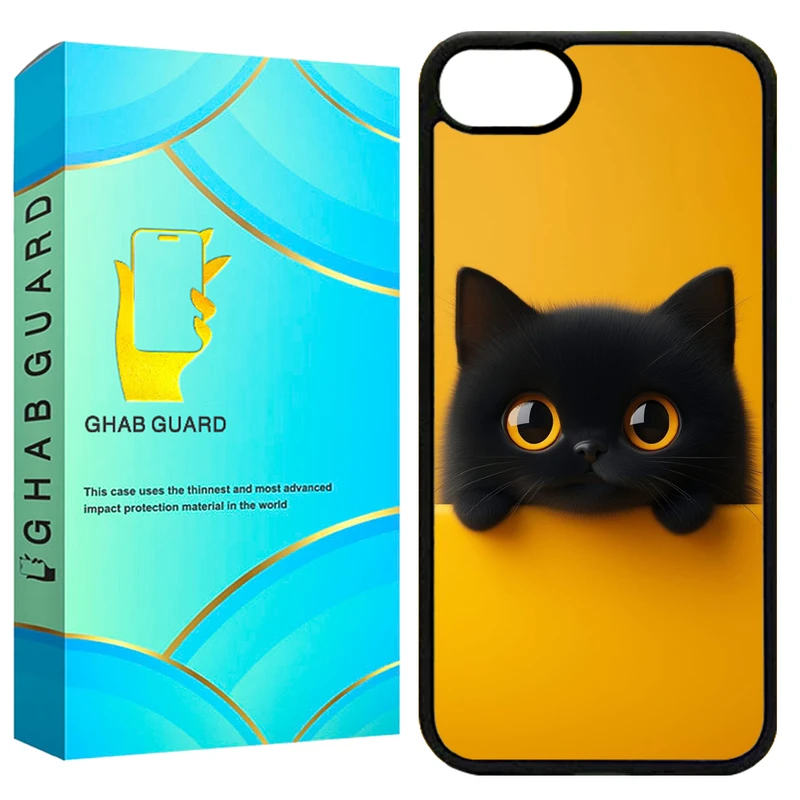 کاور قاب گارد طرح گربه مدل G16E مناسب برای گوشی موبایل اپل iPhone 16e