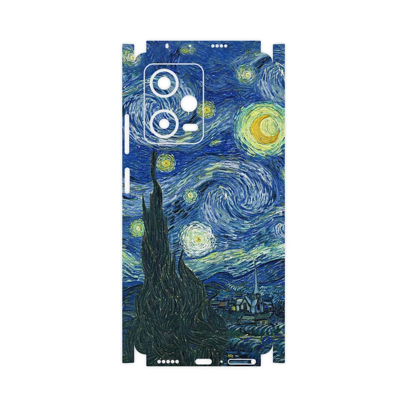 برچسب پوششی ماهوت مدل The Starry Night of van Gogh-FullSkin مناسب برای گوشی موبایل شیائومی Redmi Note 12 Pro 5G