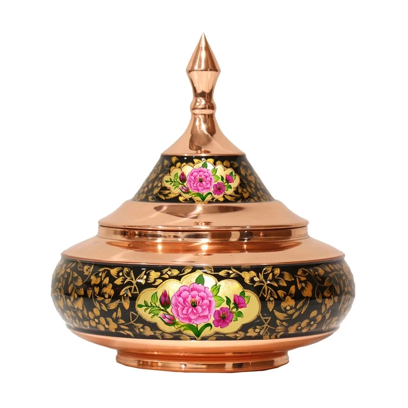 شکلات خوری مسی آقاجانی مدل تشعیر کد PT043