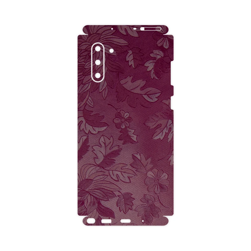 برچسب پوششی ماهوت مدل Full skin-Red-Wildflower مناسب برای گوشی موبایل سامسونگ Galaxy Note10