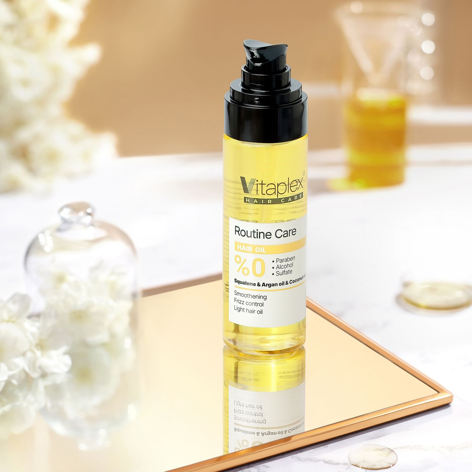 روغن نرمکننده و درخشانکننده مو ویتاپلکس مدل Routine Care مناسب موهای خشک و فر حجم 60 میلی لیتر - - 6