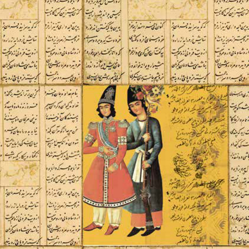 کاغذ کادو مریخ مدل پارچه ای Old times 077