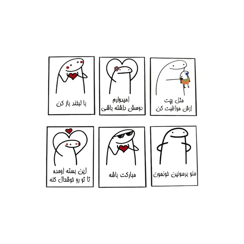 عکس شماره 4 : برچسب مدل تشکر از مشتری بسته ۳۰ عددی