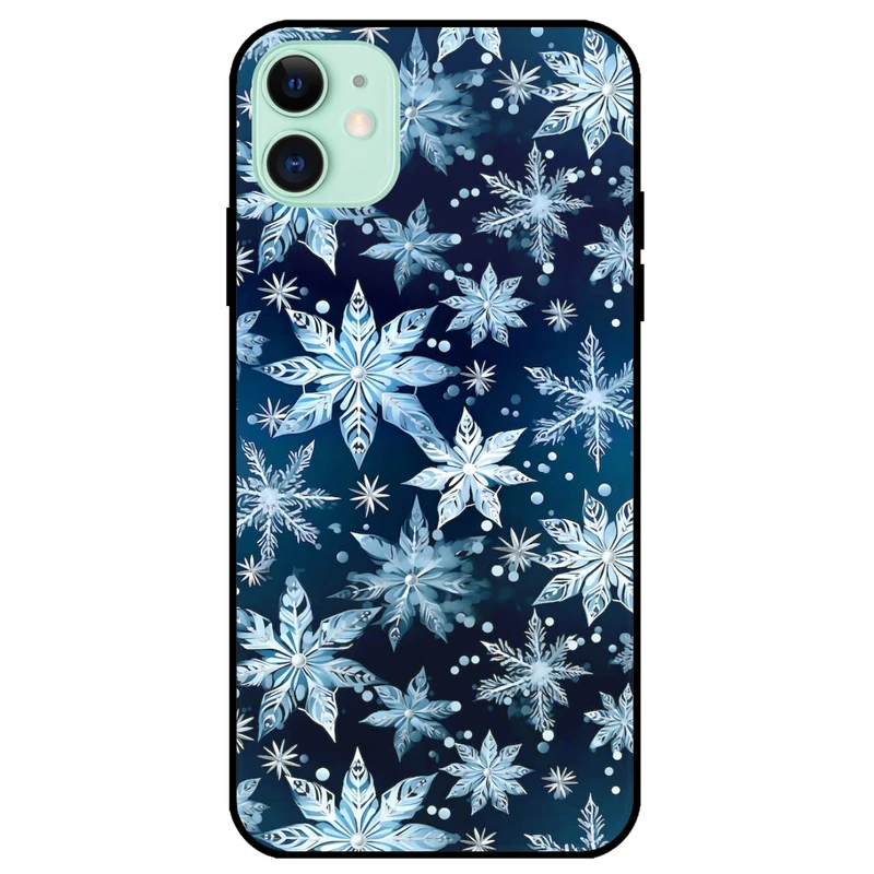 کاور مگافون طرح برف مدل 2824 مناسب برای گوشی موبایل اپل iPhone 11                 