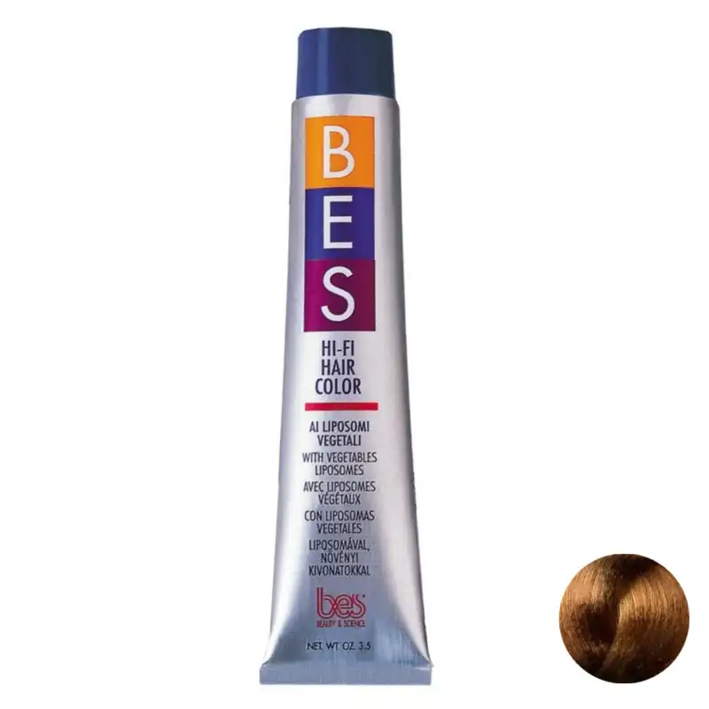 رنگ مو بس شماره 8/74 حجم 100 میلی لیتر رنگ بلوند تنباکویی مسی روشن