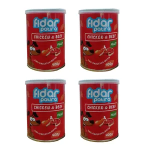کنسرو غذای سگ فیدار پاتیرا مدل مرغ و گوشت وزن 400 گرم بسته 4 عددی
