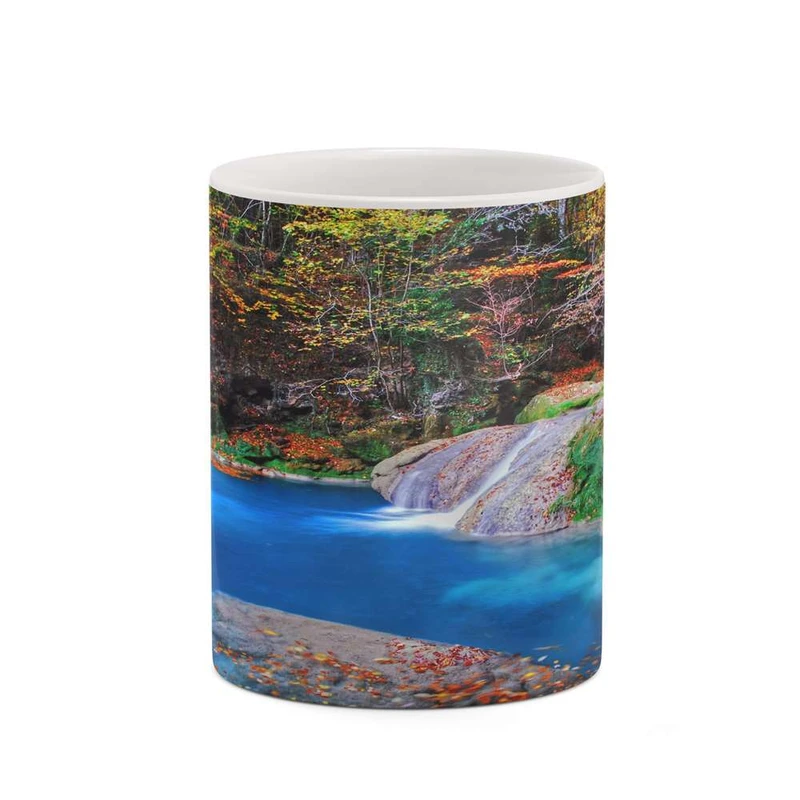 ماگ کاکتی مدل منظره پاییزی کد mgh18600