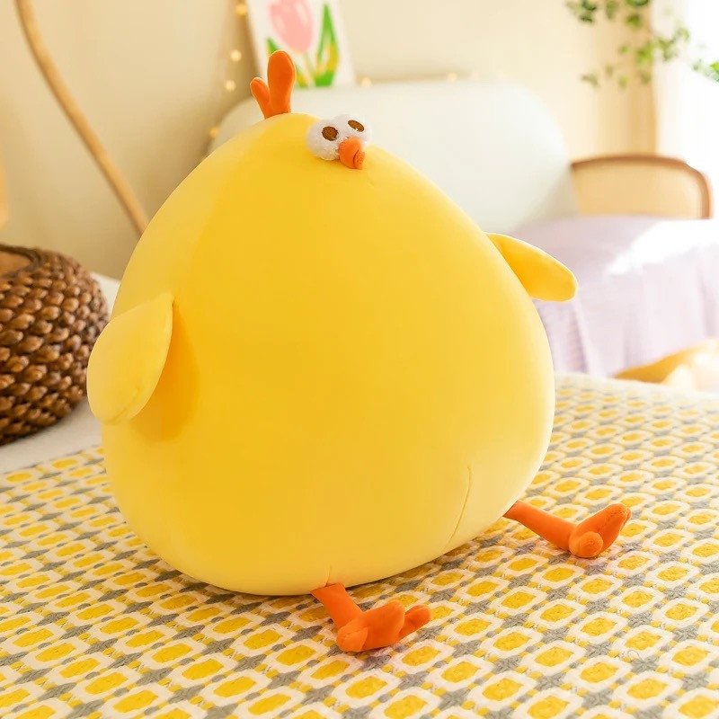 عروسک طرح جوجه مدل چاق کد JI110 ارتفاع 40 سانتی‌متر