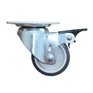 چرخ کفی دار ترمز دار کد TNT-50