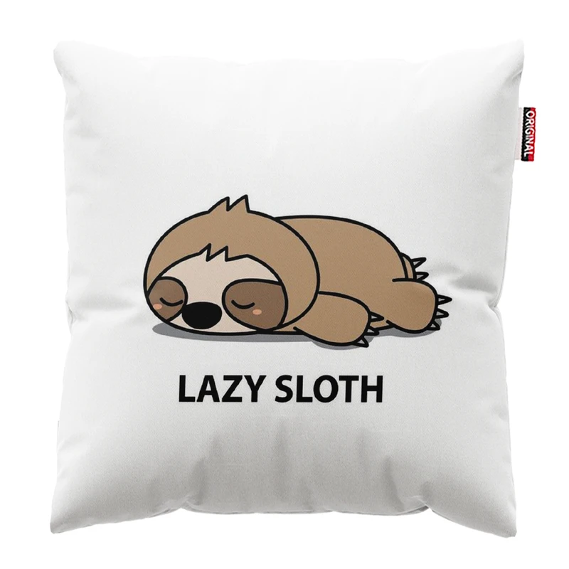 کوسن پاد آفرین مدل تنبل خوابالوی کیوت کد 453 سایز 30*30 سانتی متر