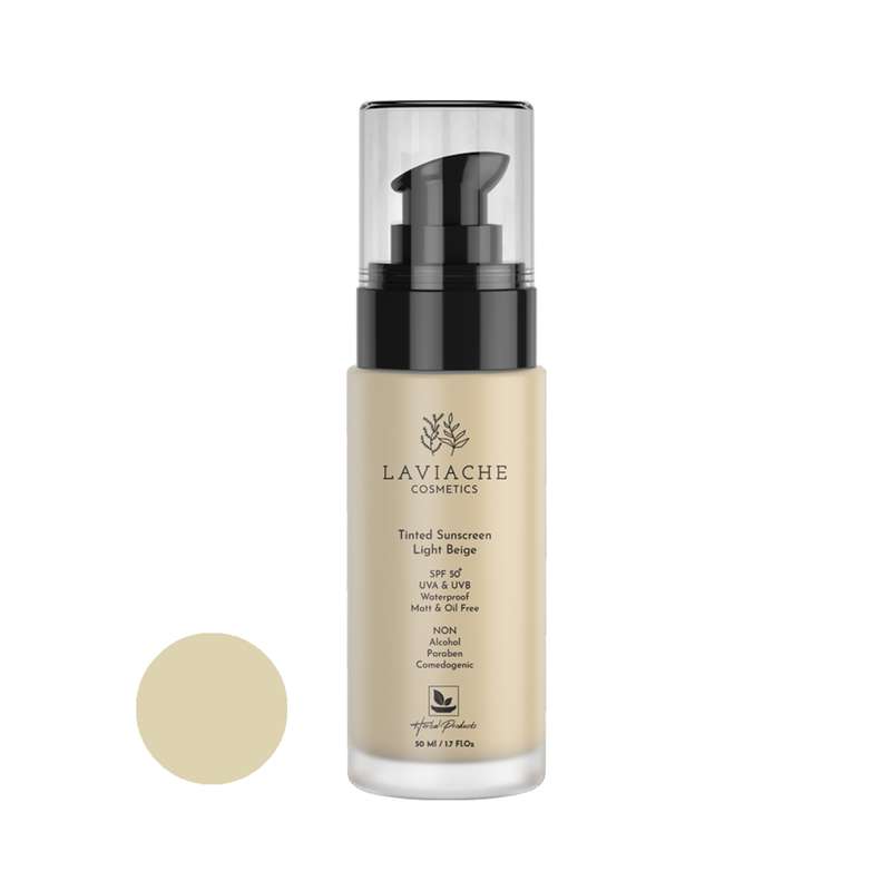 کرم ضد آفتاب رنگی لاویاچه +SPF 50 مدل ضد آب L مناسب انواع پوست حجم 50 میلیلیتر کرم ضد آفتاب رنگی لاویاچه +SPF 50 مدل ضد آب L مناسب انواع پوست حجم 50 میلیلیتر