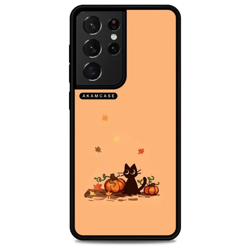 کاور آکام مدل AMC-WSGS21U-PUMPKIN-1 مناسب برای گوشی موبایل سامسونگ Galaxy S21 Ultra