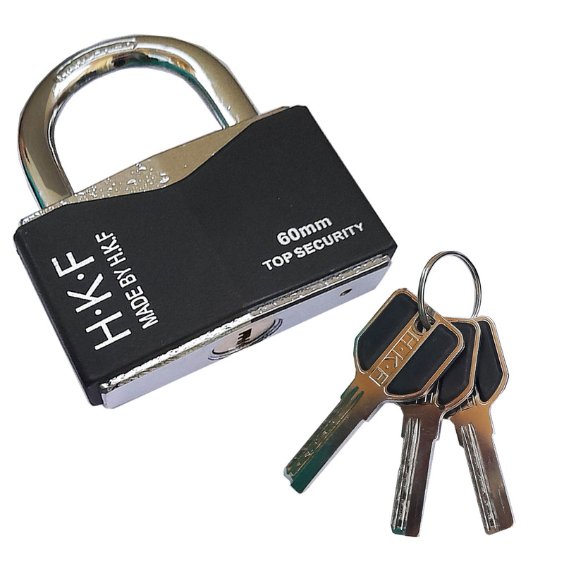 قفل آویز اچ کی اف مدل HT - 6 سایز 60 میلی متر