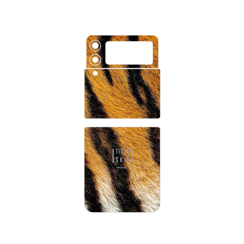 برچسب پوششی ماهوت مدل Tiger Skin مناسب برای گوشی موبایل سامسونگ Galaxy Z Flip3 5G