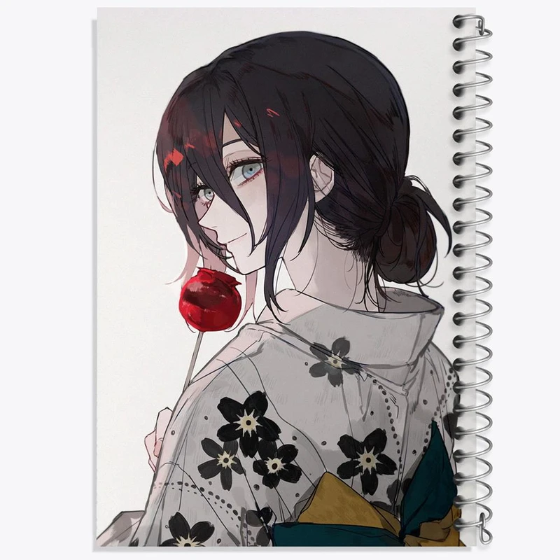 دفتر لیست خرید 50 برگ خندالو طرح ریزه انیمه مرد اره ای Chainsaw Man کد 17940