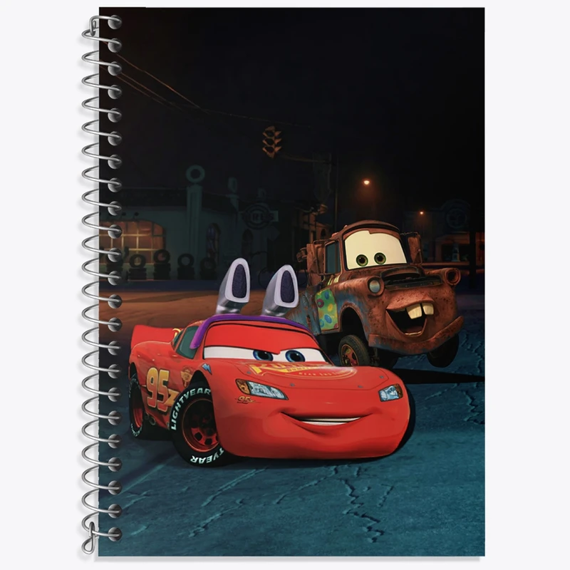 دفتر لغت 50 برگ خندالو طرح ماشین ها (Cars) کد 36550