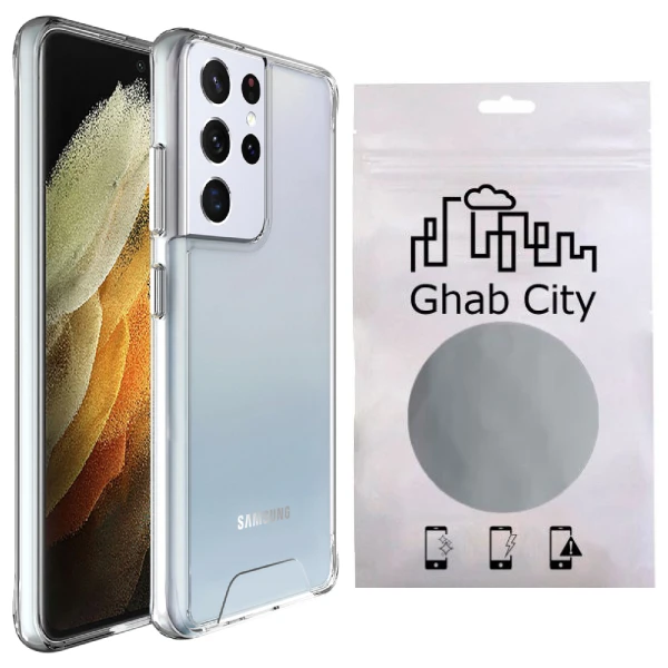کاور قاب سیتی مدل اسپیس طرح Space مناسب برای گوشی موبایل سامسونگ Galaxy S21 Ultra