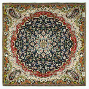 رومیزی ترمه رضایی طرح مارال مدل مربع