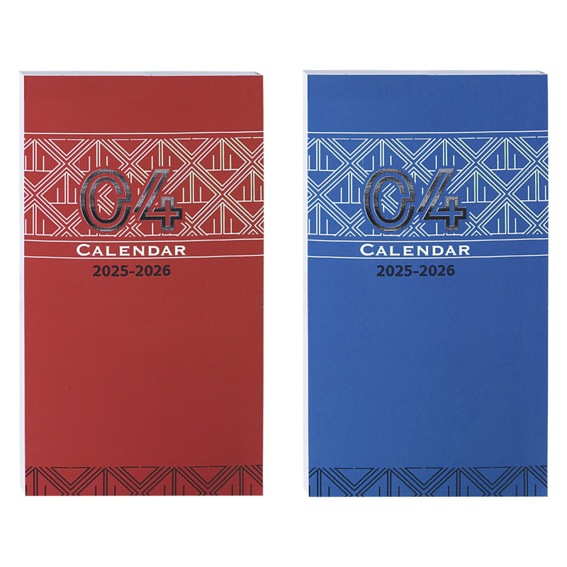 تقویم جیبی سال 1404 مدل رنگارنگ کد RN404 مجموعه 2 عددی