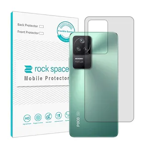 Transparent Rockspace HyGEL phone back protector suitable for Xiaomi Poco F4 mobile phone