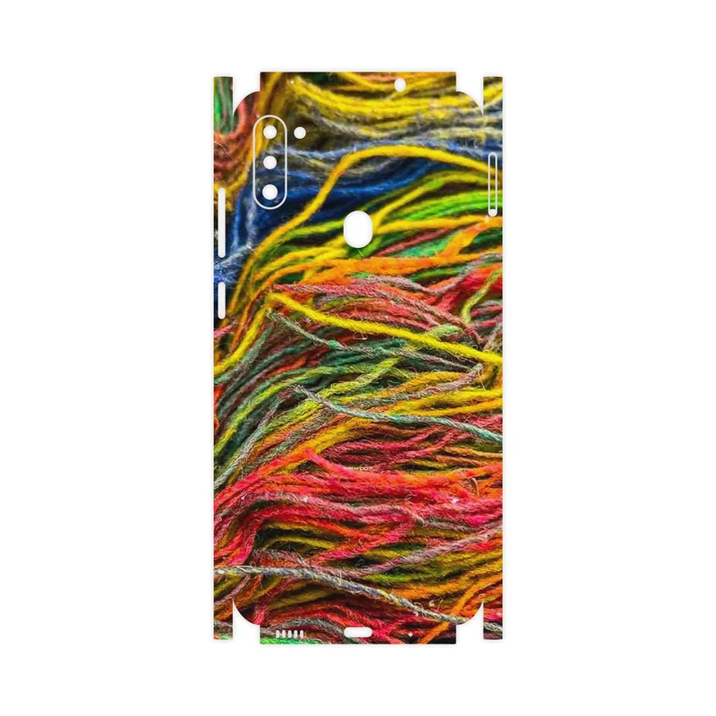 برچسب پوششی ماهوت مدل Fabric Texture 9-FullSkin مناسب برای گوشی موبایل سامسونگ Galaxy M11