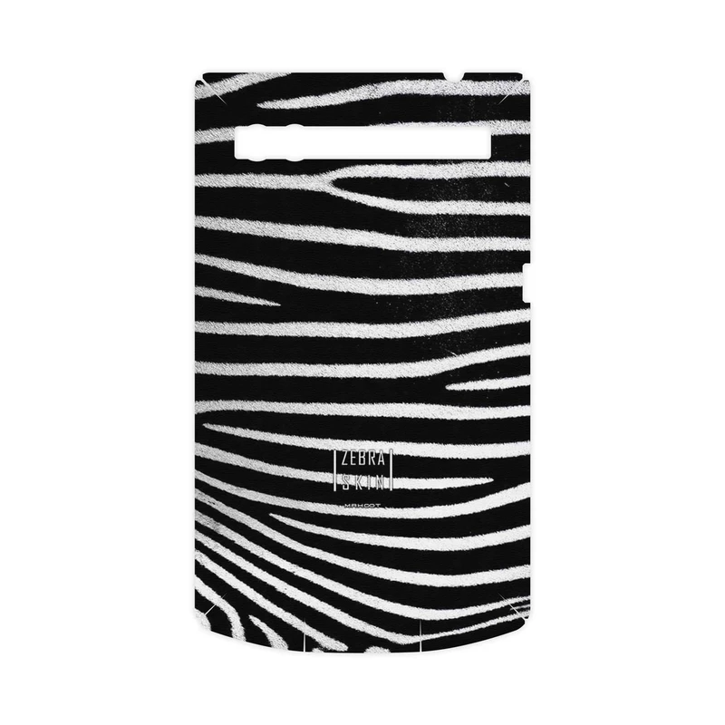 برچسب پوششی ماهوت مدل Zebra Skin-FullSkin مناسب برای گوشی موبایل بلک بری P9983