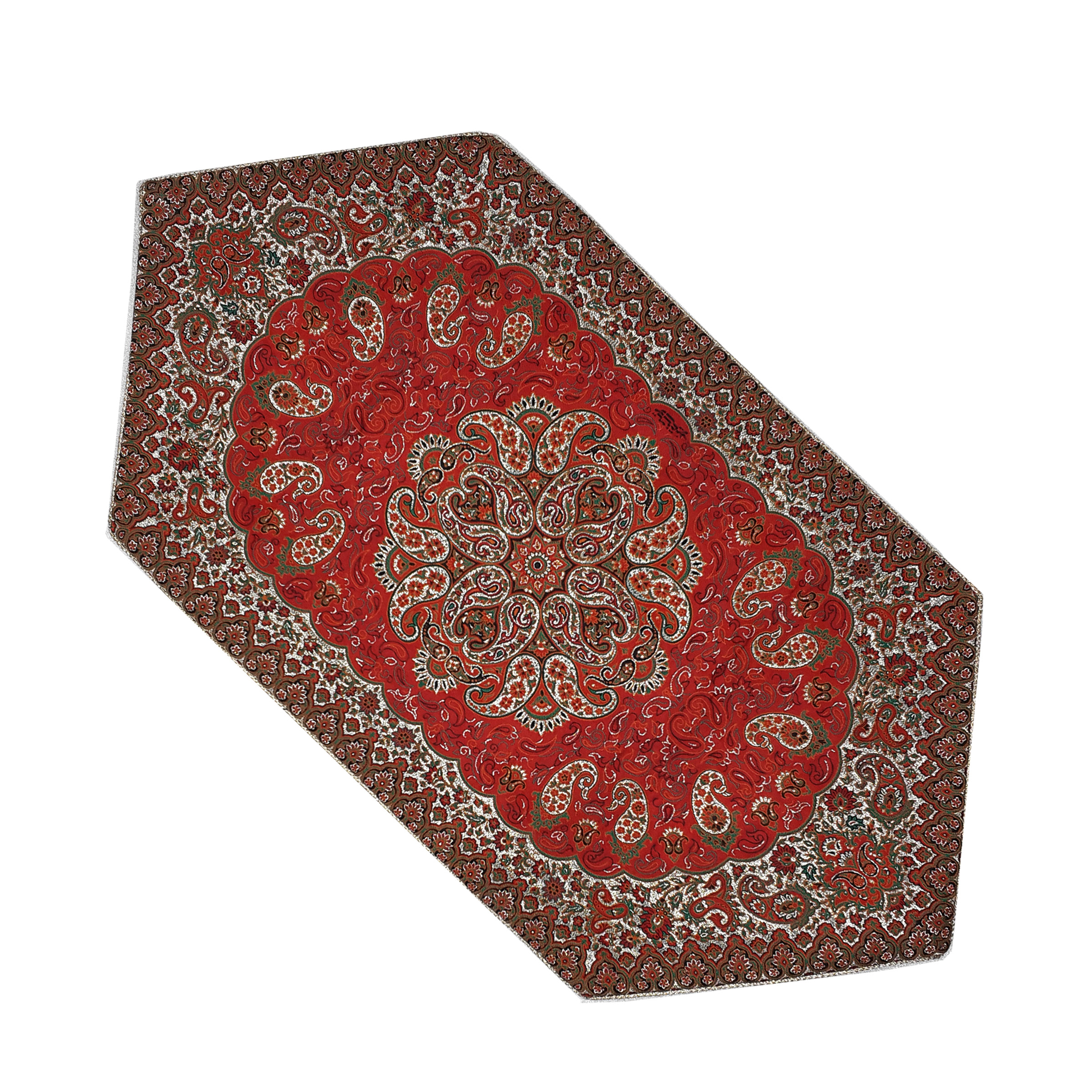 رومیزی ترمه مدل نسترن کد R95-48