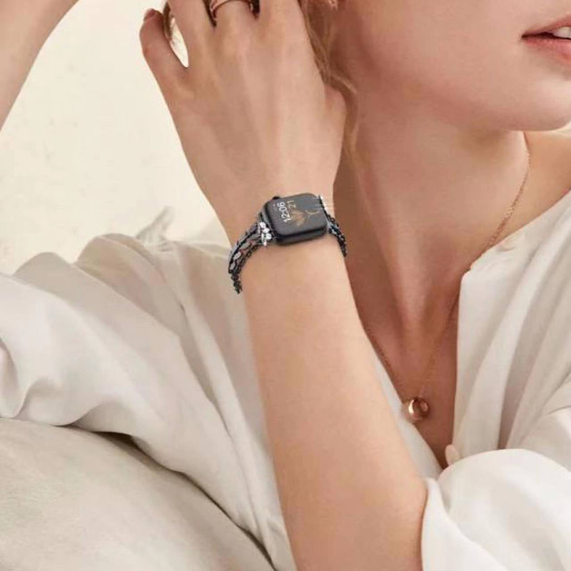 بند مدل خوشه گندم مناسب برای اپل واچ 42/44/45 میلی متری 1
